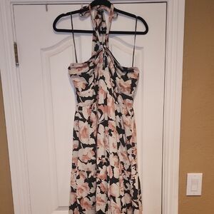 Abercrombie & Fitch Halter Top Maxi Dress, Pre-loved, Sz. Large Tall